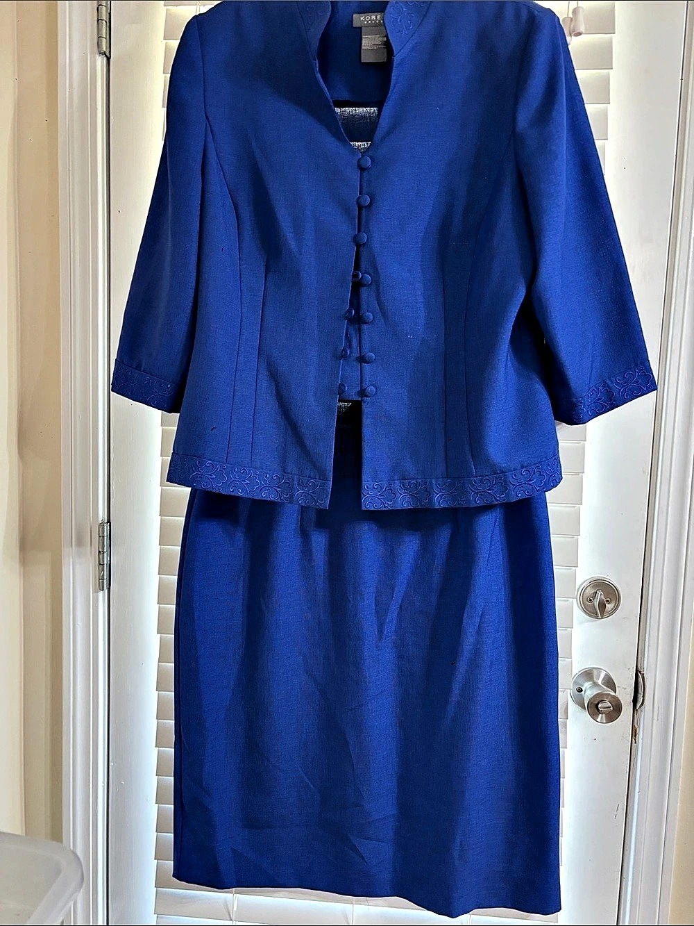 Koret Blue Two-Piece Midi Dress Like New size 18